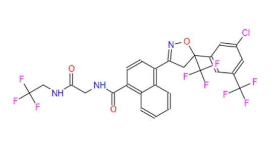 Molecular structure of Afoxolaner